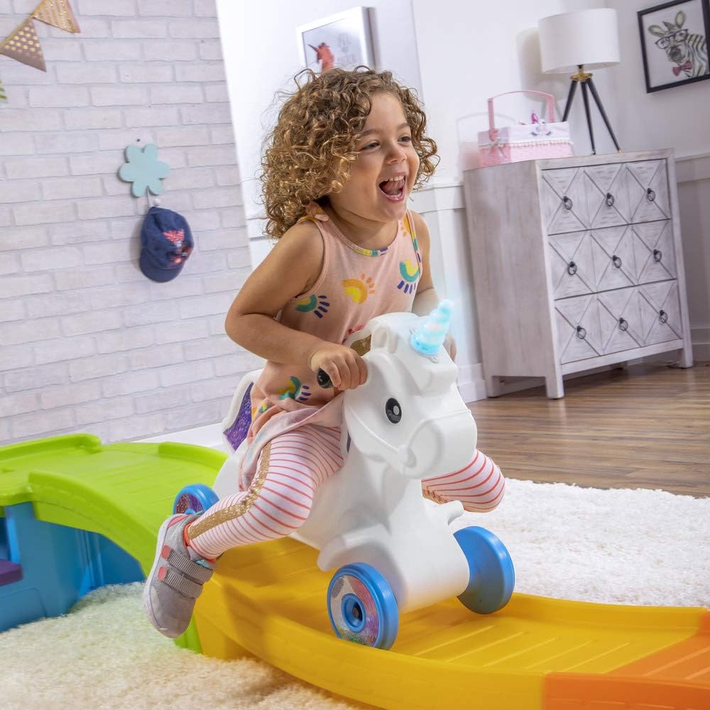 Unicorn Up & Down Roller Coaster Kids Ride