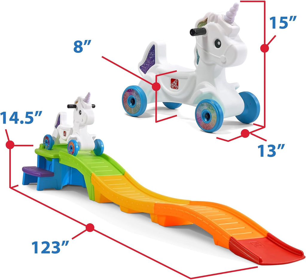 Unicorn Up & Down Roller Coaster Kids Ride