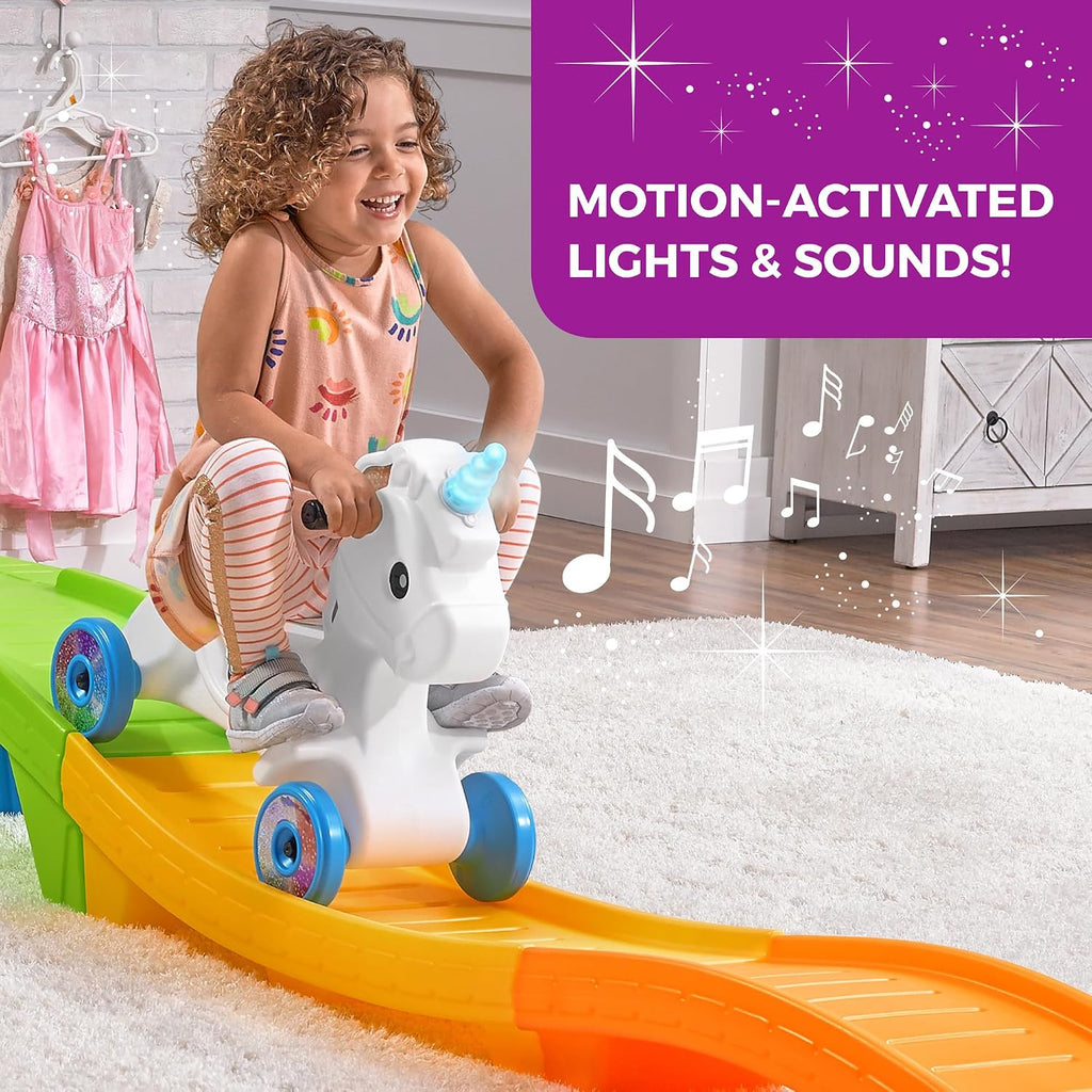 Unicorn Up & Down Roller Coaster Kids Ride